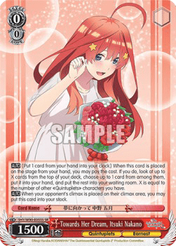 Towards Her Dream, Itsuki Nakano (V.2 - Super Rare)