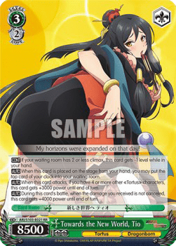 Towards the New World, Tio (V.1 - Double Rare)