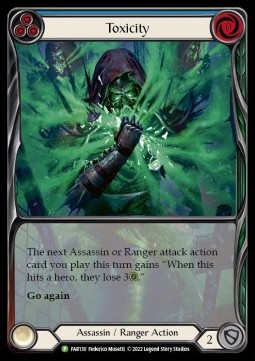Toxicity (Blue) (Extended Art Rainbow Foil)