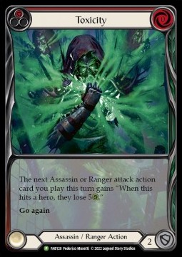 Toxicity (Red) (Extended Art Rainbow Foil)