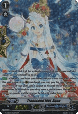 Transcend Idol, Aqua [G Format] (V.2 - Special Parallel)
