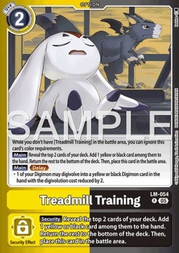 Treadmill Training (LM-054)