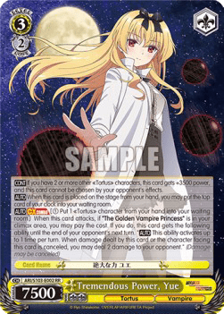 Tremendous Power, Yue (V.1 - Double Rare)