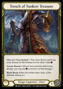 Trench of Sunken Treasure (Cold Foil Golden)