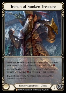 Trench of Sunken Treasure (Extended Art Cold Foil)