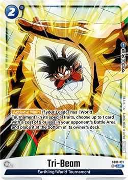 Tri-Beam (SB01-021) [Fusion World] (V.1 - Uncommon)