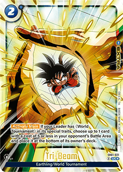 Tri-Beam (SB01-021) [Fusion World] (V.2 - Uncommon)