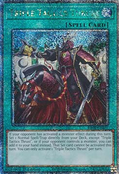 Triple Tactics Thrust (V.5 - Quarter Century Secret Rare)