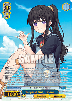 Tropical Girl, Takina (V.2 - Feature Rare)