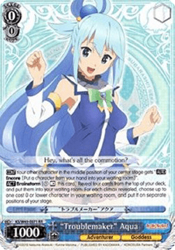 "Troublemaker" Aqua (V.1 - Double Rare)