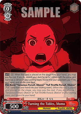 Turning the Tables, Momo (V.2 - Super Rare)