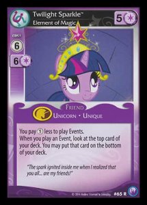 Twilight Sparkle *Element of Magic* (V.1 - Rare)