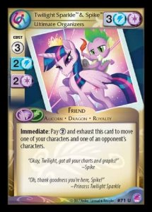 Twilight Sparkle & Spike *Ultimate Organizers*