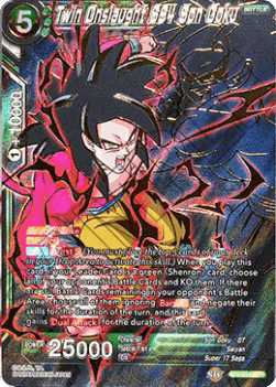 Twin Onslaught SS4 Son Goku (V.2 - Special Rare)