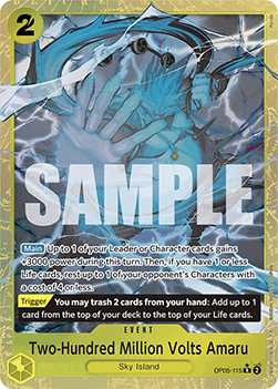 Two-Hundred Million Volts Amaru (OP05-115) (V.4)