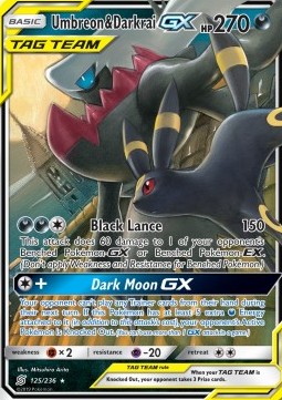 Umbreon & Darkrai GX  (UNM 125)