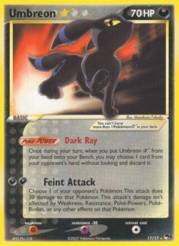 Umbreon Gold Star  (POP5 17)
