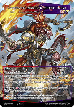 Undefeated Dragonoid Duelist, Daomr // Daomr, Bloodied Demonic Swordsmaster
