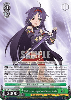 Undefeated Super Swordsman, Yuuki (V.2 - Super Rare)