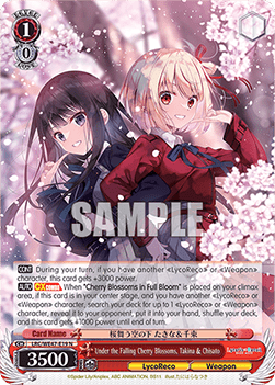 Under the Falling Cherry Blossoms, Takina & Chisato (V.1 - Common)