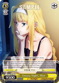 Uneasy Night, Alice (V.1 - Rare)