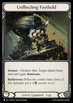 Unflinching Foothold (Cold Foil)