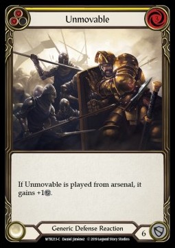 Unmovable (Yellow) (Rainbow Foil)