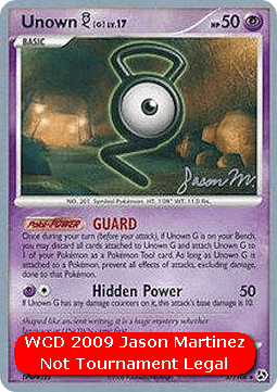 Unown [G] Lv.17  (WCD09 GE 57)