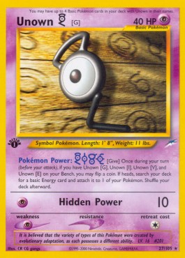 Unown [G]  (NDE 27)