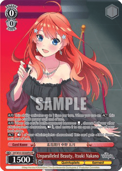 Unparalleled Beauty, Itsuki Nakano (V.2 - Overframe Rare)