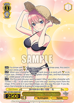 Unresolved Feelings, Ichika Nakano (V.2 - Feature Rare)