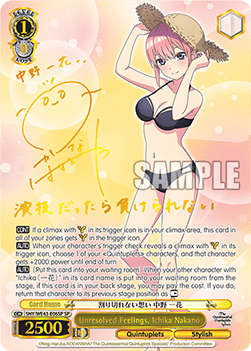 Unresolved Feelings, Ichika Nakano (V.3 - Special Rare)