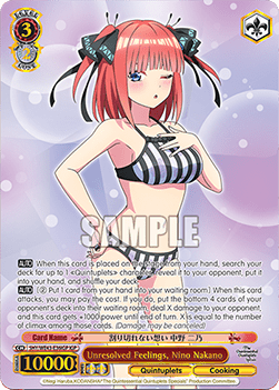 Unresolved Feelings, Nino Nakano (V.2 - Feature Rare)