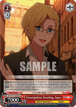 Unscrupulous Scouting, Aqua (V.2 - Super Rare)