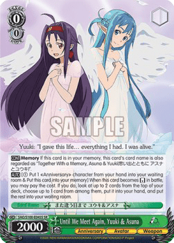 Until We Meet Again, Yuuki & Asuna (V.2 - Super Rare)