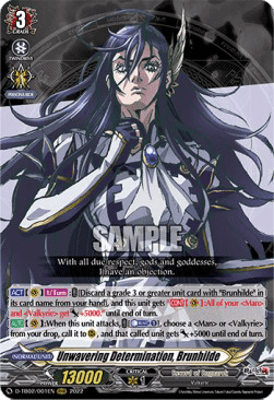 Unwavering Determination, Brunhilde [D Format] (V.1 - Triple Rare)