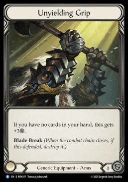 Unyielding Grip (Cold Foil)