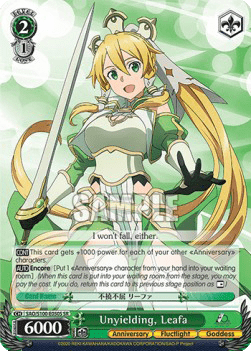 Unyielding, Leafa (V.2 - Super Rare)