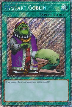 Upstart Goblin (V.1 - Platinum Secret Rare)