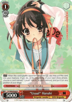 "Usual" Haruhi (V.1 - Rare)