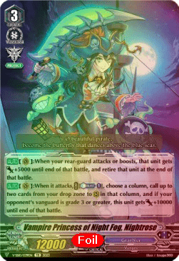 Vampire Princess of Night Fog, Nightrose [V Format] (V.2 - Common)