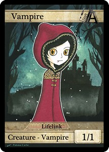 Vampire Token (Black 1/1 Lifelink)