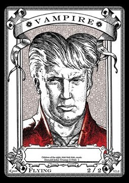 Vampire Token (Black 2/2) (V.1)