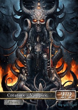 Vampire Token (Black 2/2) (V.4)