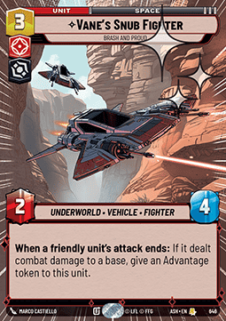 Vane's Snub Fighter, Brash and Proud (V.2)