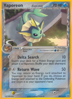 Vaporeon δ Delta Species  (DS 18)