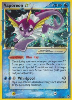 Vaporeon Gold Star  (PK 102)