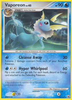 Vaporeon Lv.45  (MD 34)