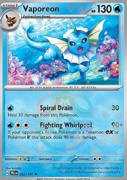 Vaporeon  (xPRE 022)