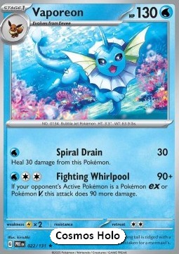 Vaporeon  (xPRE 022)